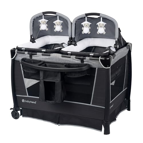 Baby Trend Retreat Nursery Center with Two Removable Rock A Bye Bassinets, Changing Table,...