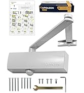 Chiudiporta Automatico Napoleon N-1000 - Per Porte Da 20-60kg | Norme EN1154/EN1634, Montaggio Facile - Foto 8