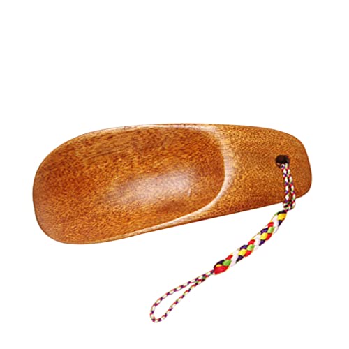 Vanzack Portable Shoe Horn Wooden Shoe Horn Short Handle Shoe Horn Small Travel Shoe Horn Compact Shoe Horn #TOP1
