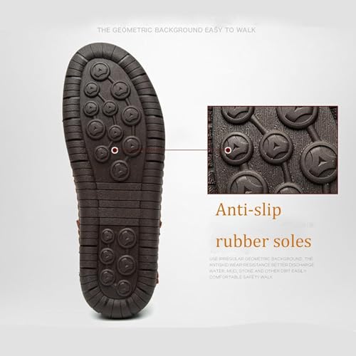 Ideacloth Shoes for Men Orthopedic Sandals, Outdoor Casual Flat Lightweight Walking Loafers Shoes with Arch Support2