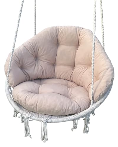 Oleńka Hängeschaukel Kissen für Hängeschaukel Schaukelauflagen Hängenest BEIGE