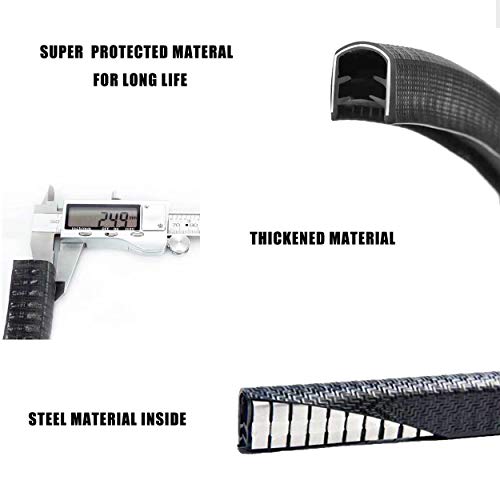 IWONDER Skateboard Deck Guards Protector, Longboard Edge Protection,Deck Bumper Strip, Durable Shock Absorbing Rubber Cover with Grip Nose Guard and Tail Guard for Kids,Boys,Grils,Youths,Beginners - Thumbnail 3
