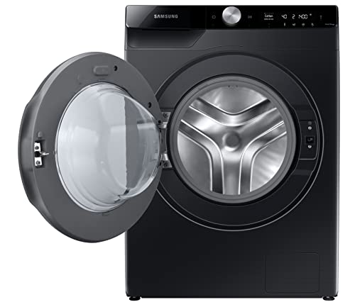 Image of Samsung 12 Kg WiFi Enabled Inverter Fully-Automatic Front Load Washing Machine Appliance (WD12TP44DSB /TL), Bubble technology, Black Caviar)