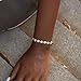 STORYJEWELLERY Daisy Bracelet, Flower Bracelets for Women, Mixed Metal Charm Bracelet, Dainty Daisy Jewelry for Women, Gold and Silver Jewelry, Gifts for Her