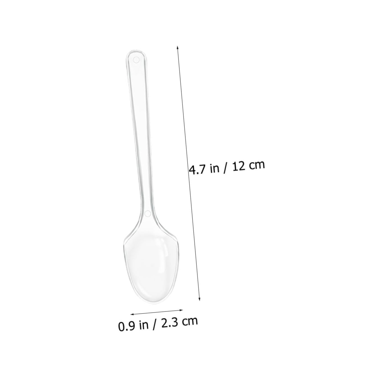 PACKOVE 200Pcs Disposable Plastic Spoons Elegant Dessert Spoons for Ice Cream Cake and Fruit for Parties Picnics and Everyday Use Hassle Cleanup