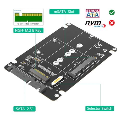Caja externa Msata a SATA3.0 para disco 2.5'' miniatura 4