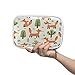 Produktbild Linomo Multifunktional Federmäppchen Süß Tier Fuchs Reißverschluss Leder Passhülle Bleistift Beutel Klein Kosmetiktasche Makeup Tasche für Mädchen Teenager Junge Kinder