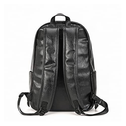 Large Capacity Mens Backpack PU Leather Backpack For Men Fashion Travel Backpacks4
