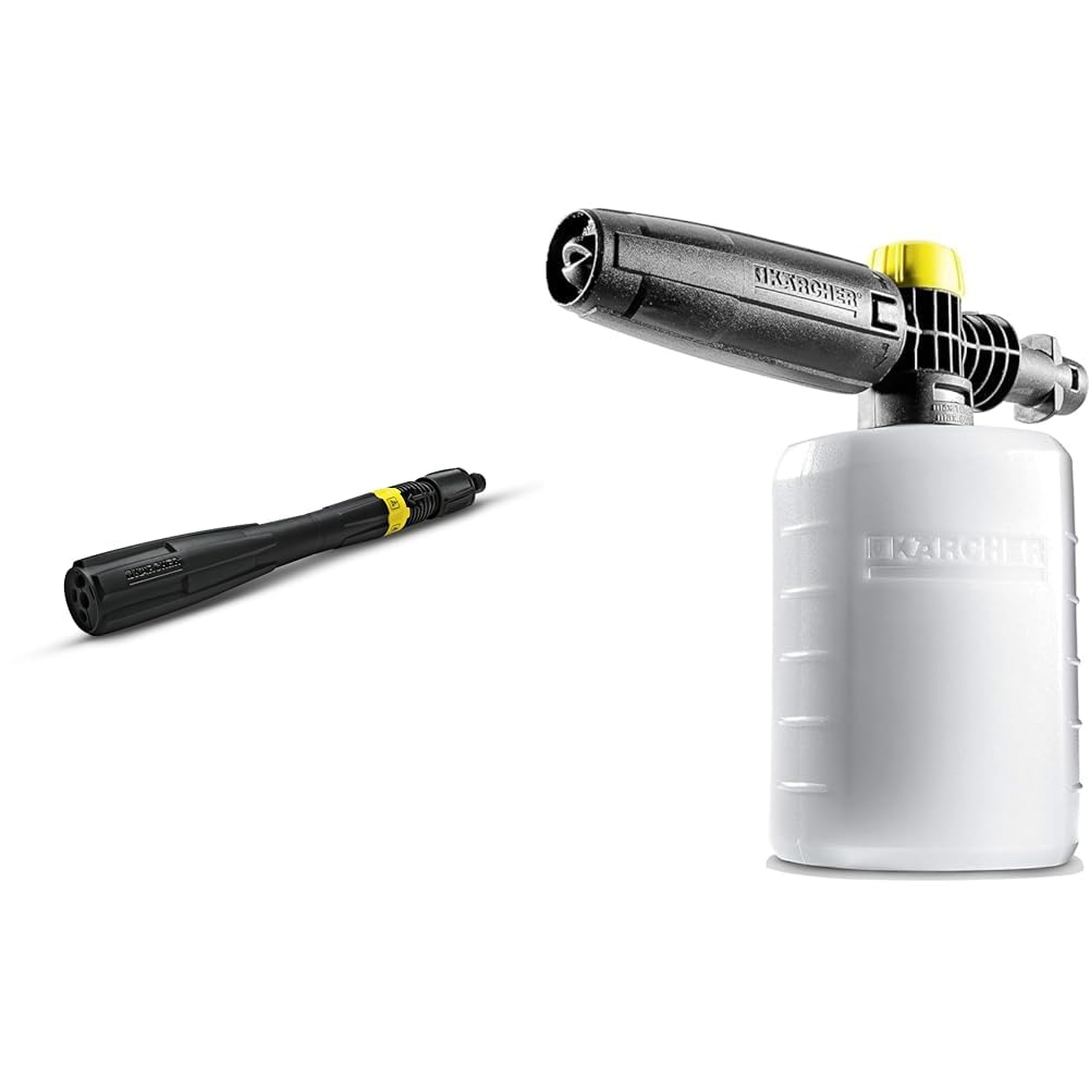 Lance multi power K3-K5 et canon à mousse 0,6L noir pour haute pression