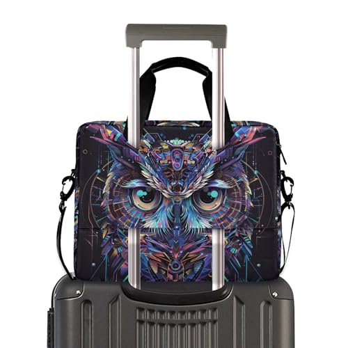 Maletín para portátil ALAZA Owl Cyberpunk 13-15.6 pulg miniatura 3