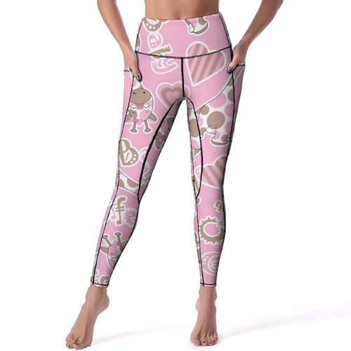 Legging girafe de dessin animé pour vos séances de yoga matinales et moments détente