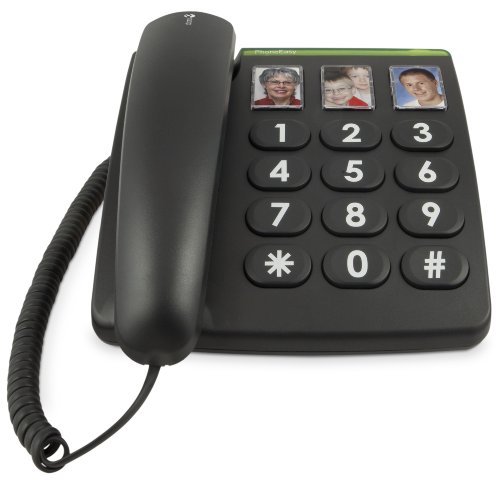 doro téléphone grande touche PhoneEasy331ph noir (import Allemagne)