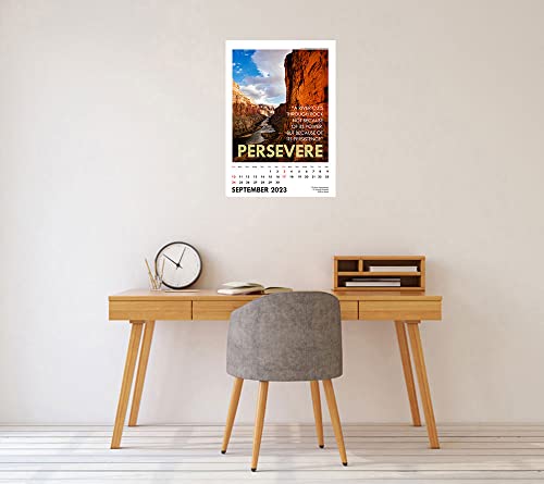 Image of Tallenge - Timeless Motivational Quote - 2023 Wall Calendar - 12 x 17 Inches for Home & Office (Paper, Wall Calendar)