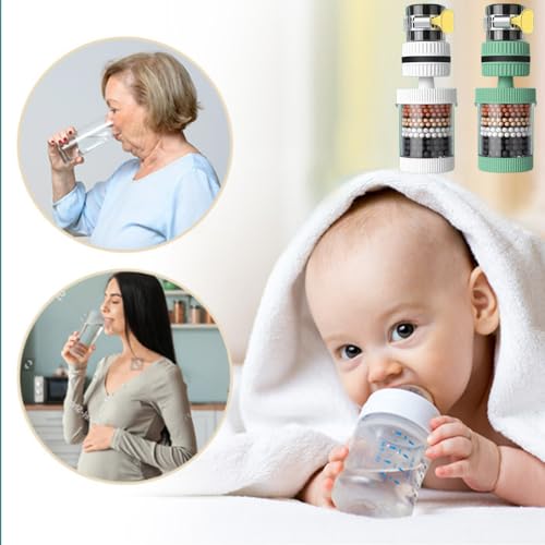 Filtre à eau pour robinet charbon actif élimine chlore fluor