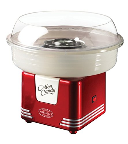 Red Cotton Candy Maker, Hard & Sugar Free Candy, Dimensions 8.34Hx11.65Wx11.65L