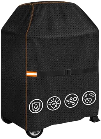 Enzeno Grillabdeckung Wetterfest Wasserdicht Grillabdeckhaube,90x70x110 cm | Grillhaube reißfest,UV-beständig für Weber Spirit/Genesis,Enders MONROE,RÖSLE Videro,Char-Broil,Napoleo