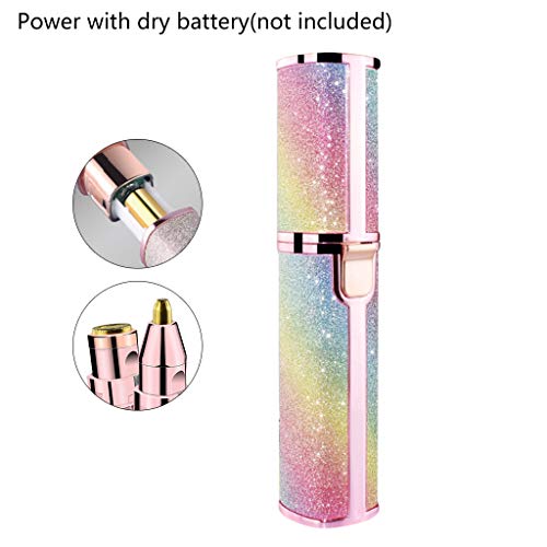 2 in 1 Frauen Tragbare elektrische Augenbrauen Trimmer Rasiermesser Haarentferner USB wiederaufladbar