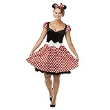 UK-Design, UK-Größe Rubie\'s Offizielles Damen-Kleid Disney Minnie Maus, Gr. L