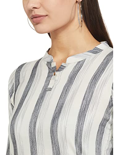 Image of Shiv Textiles Women's Cotton Regular Fit Fashion Kurti (Nikall Nude L)