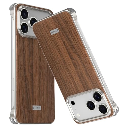 Coque iPhone 17 Pro Max en bois naturel et aluminium, l'élégance minimaliste