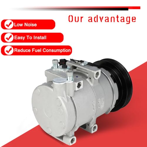 Image of CCIYU AC Compressor w /Clutch for Kia Optima L4 2.4L 1999-2006