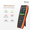 Temtop Air Quality Monitor, Indoor Air Quality Meters, Formaldehyde Detector 7 in 1 PM2.5 PM10 AQI HCHO Temperature Humidity Sensor Data Export for Home Office Wildfire (LKC-1000S 2nd)