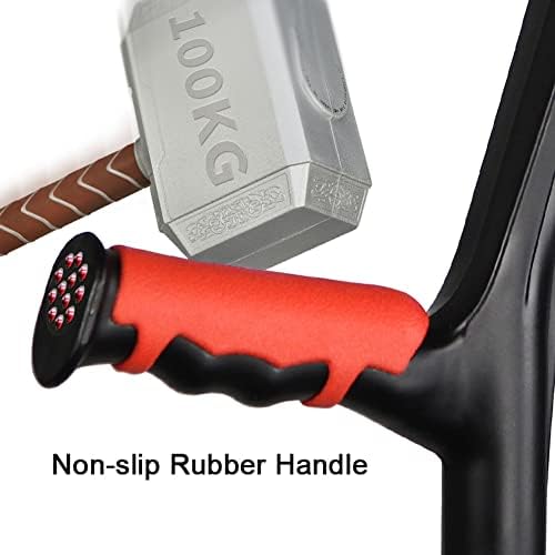 Muleta de antebrazo ajustable con agarre ergonómico y reposabrazos en forma de U, muleta médica de aluminio para adultos, diseño de puño abierto, rango de altura 140-185 cm, ligero y duradero (1 par)