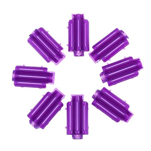 Rulos Pelo,Rulos 45pcs Rodillos de pelo de raíz mullido abrazaderas de onda Perm varilla de bricolaje Barras de maíz clips Corrugation rizador de pelo de los bigudíes de Styler Curling for las mujeres