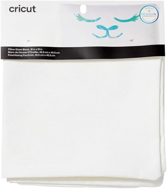 Cricut, Blanc Taie d'oreiller personnalisable, Taille Unique