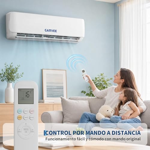 AUX Split-Klimaanlage 12000 BTU FM-Serie SEER 6.2, Energieklasse a++, Effiziente Kühlung & Heizung, Metallgehäuse, 220-240V, Einfache Installation, Für Große Räume Optional WLAN-Steuerung-2