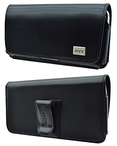 MTT Étui de protection horizontal en cuir pour Emporia Solid horizontal avec clip ceinture