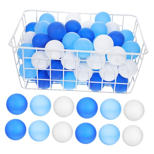 ifundom 120 Pcs Colored Table Tennis Balls Seamless for Training Party Games and Fun Activities Lightweight Portable Plastic Balls