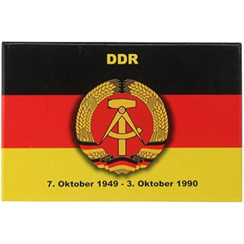 Fridge Magnet DDR Coat of arms Flag | Strong Hold | Photo Magnet 8 x 5,5 cm | Nostalgia Typical Souvenir Cover