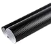 TCBunny 4D Carbon Fiber Vinyl Film Wrap Sticker Sheet, Air Realease Bubble Free anti-wrinkle Black 120 Inch x 60 Inch 10FT x 5FT