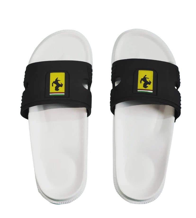 Ferrari Slip-on Slides for Men's (9) : Amazon.in: Shoes u0026 Handbags