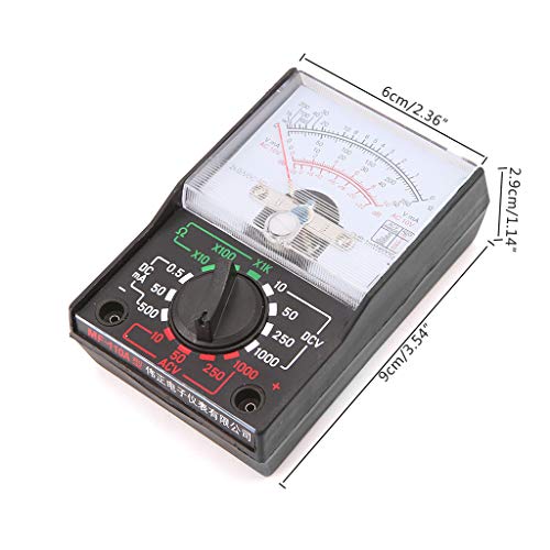 Image of For 1000V Voltmeter 250mA Ammeter 1K Resistance Meter Analog Multimeter To Multimeter Test Leads Set