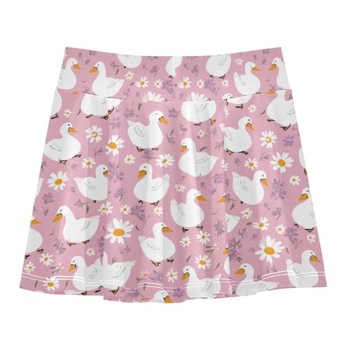 Girls Skorts High Waist Athletic Skirts with Shorts Duck Stretchy Teens Performance Tennis3