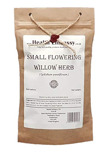 Health Embassy Epilobio Hierba (Epilobium parviflorum) Small Flowering Willow Herb (100g)