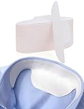 OTTOLIVES Disposable Collar Protectors Sweat Pads for Women Men Shirts Self-Adhesive, 80 PCS Neck Collar Sweat Pads Against Sweat & Stains, Invisible Collar Neck Liner Pad Feel Fresh & Dry All Day