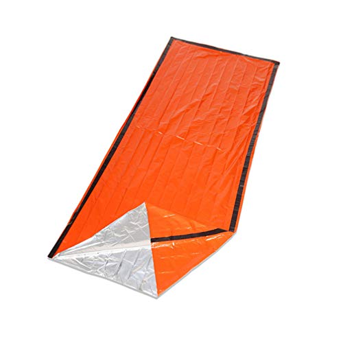 Saco de dormir para acampamento BESPORTBLE, saco de dormir de filme de alumínio, sacos para cobertor