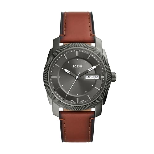 Image of Fossil Men's Watch, Machine Quartz Stainless Steel Three-Hand Watch for Men