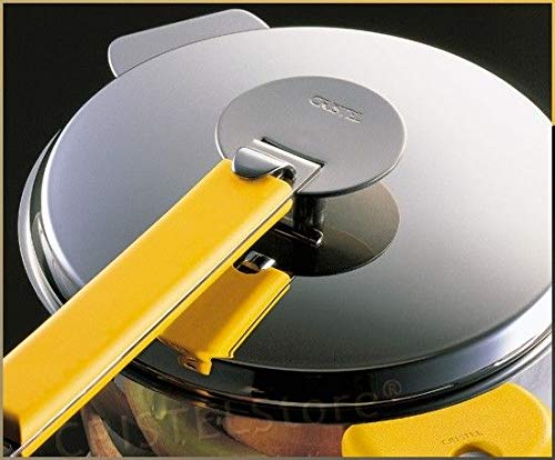 Cristel-Coperchio in Acciaio Inox, Colore: Grigio