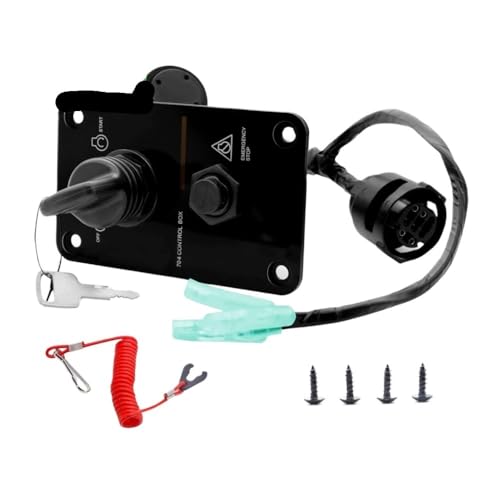 Panneau d'interrupteur d'allumage pour moteur hors-bord compatible 704-82570-01-00