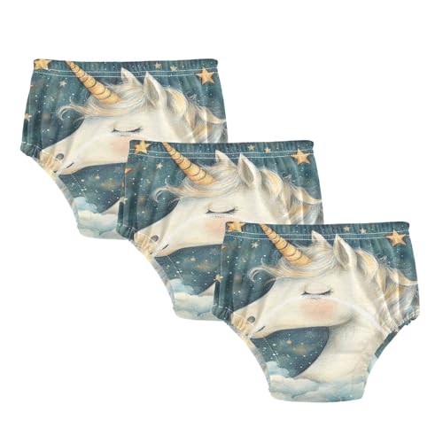 Coikll Cute Horse Toddler Training Underwear Waterproof Baby Pee Pants -4T
