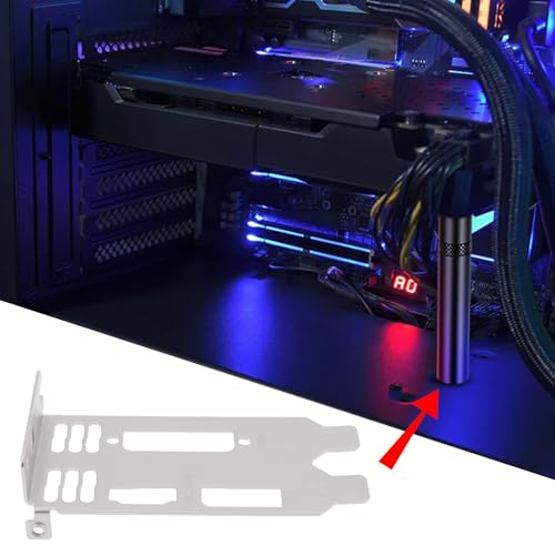Soporte Bajo Perfil Compatible con MSI GTX1050 LP miniatura 2