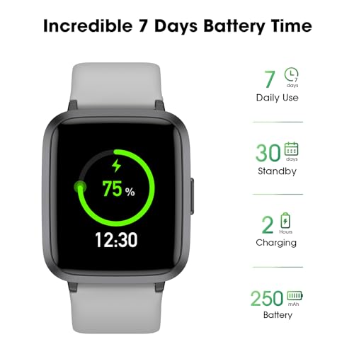 Image of Fitness Tracker Watch with Heart Rate Monitor, Activity Tracker with Pedometer, Sleep Monitor, Calories & Step Counter, IP68 Waterproof Smart Watches for Women Men Fitness Watch for Sports