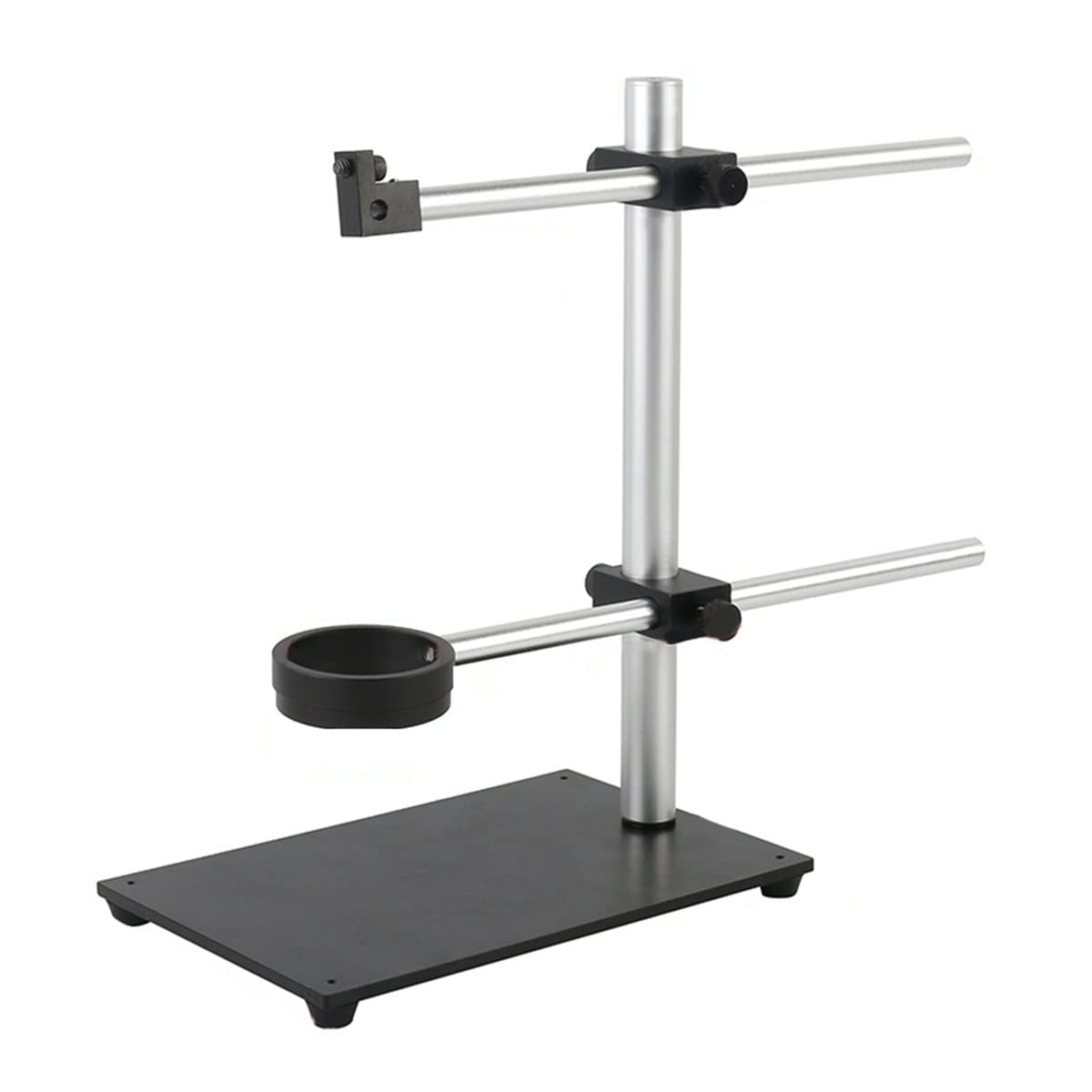 Mikroskop-Zubehör-Kit Mikroskop-Bühnenständer Verstellbares Mikroskop-Stativ aus Vollmetall HDMI VGA USB-Digitalvideokamera-Halter-Ständer LED-Licht-Boom-Ständer Mikroskopische Objektträger(B)