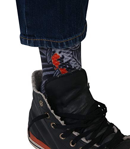 Unisex Novelty 360-Degree 3D Print Tattoo Socks3