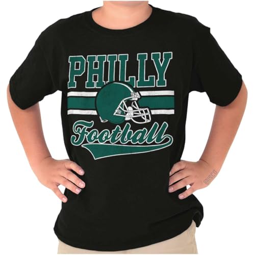 Philly Pennsylvania Football Helmet Boys Kids T Shirt Tees Tops