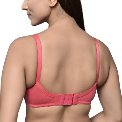Image of Inner Sense Organic Cotton Bamboo Nursing Bra for Women I High Coverage Feeding Bra with Lace Detailing on Neckline I Non Padded Maternity Wear with Wirefree Design